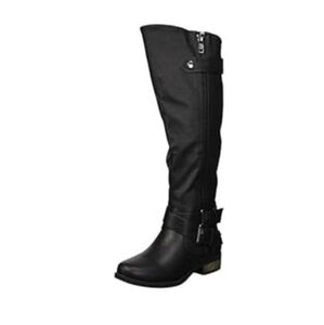 Rampage Hansel Zipper and Buckle Knee High Riding Boot